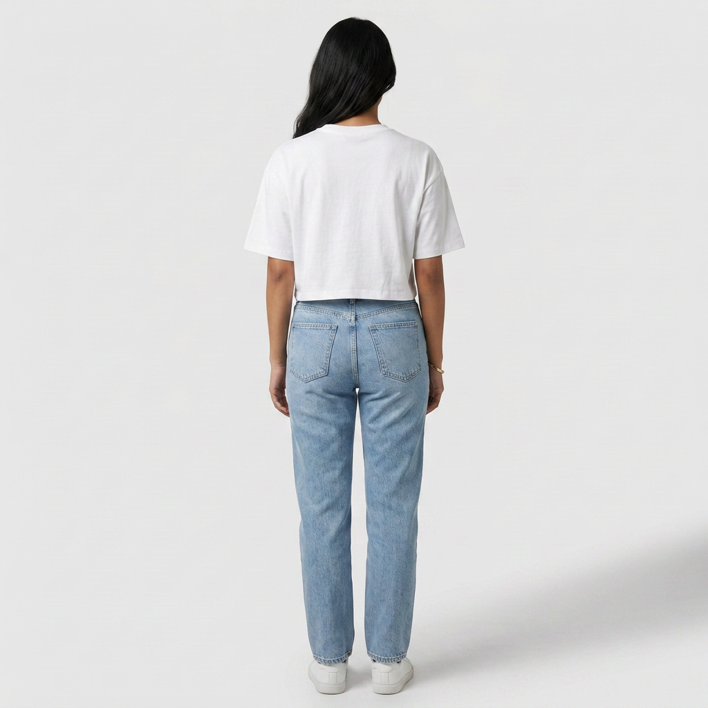 Cotton Solid Boxy T-Shirt