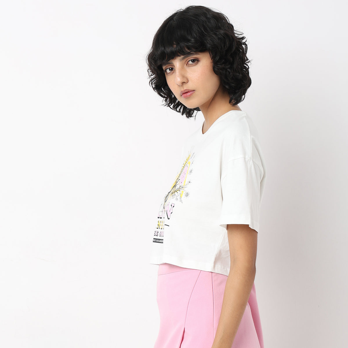 Boxy Fit Printed T-Shirt