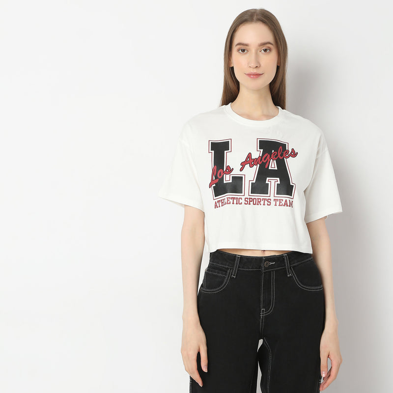 Boxy Fit Graphic T-Shirt