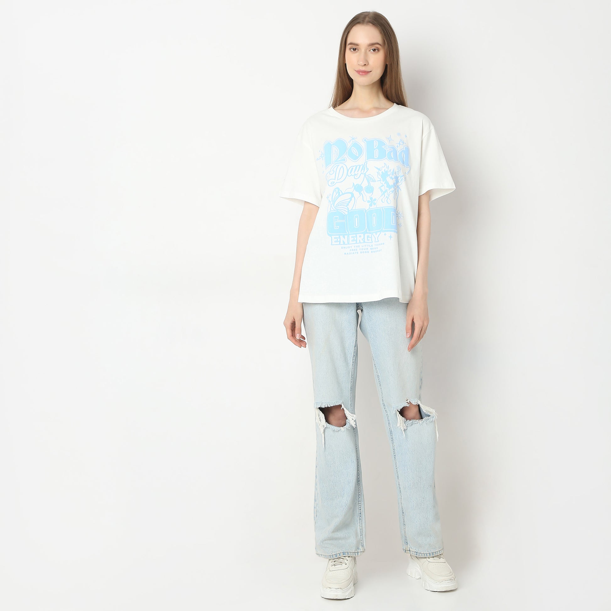 Cotton Oversized Graphic T-Shirt