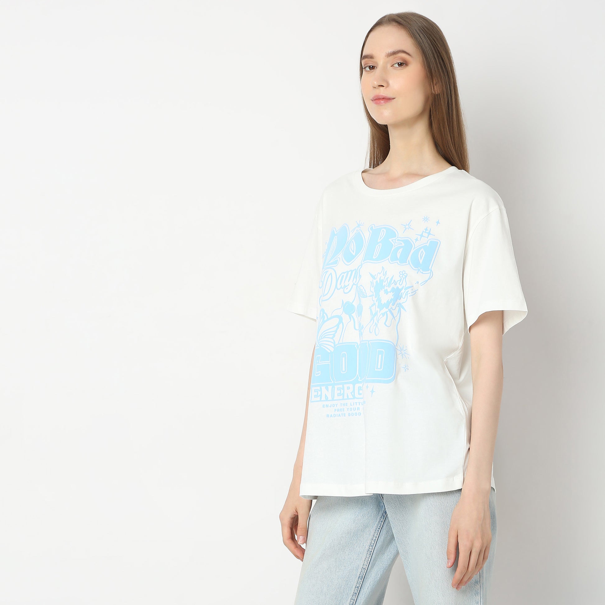Cotton Oversized Graphic T-Shirt