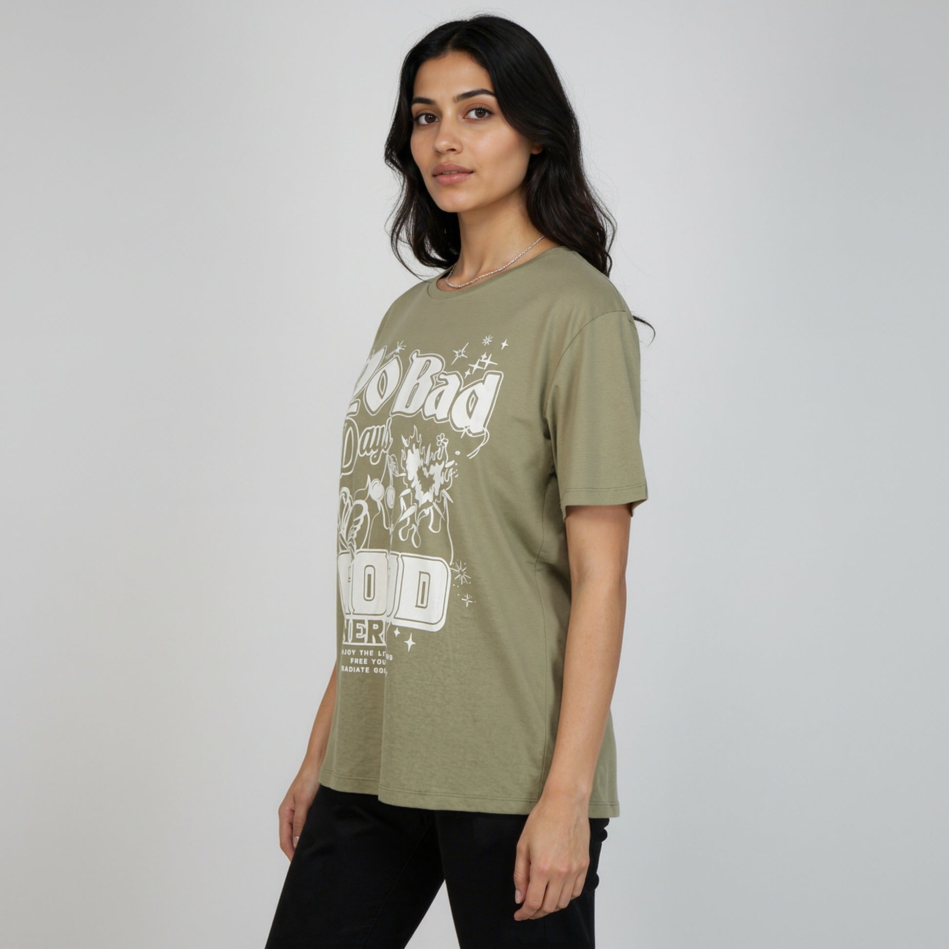 Cotton Oversized Graphic T-Shirt