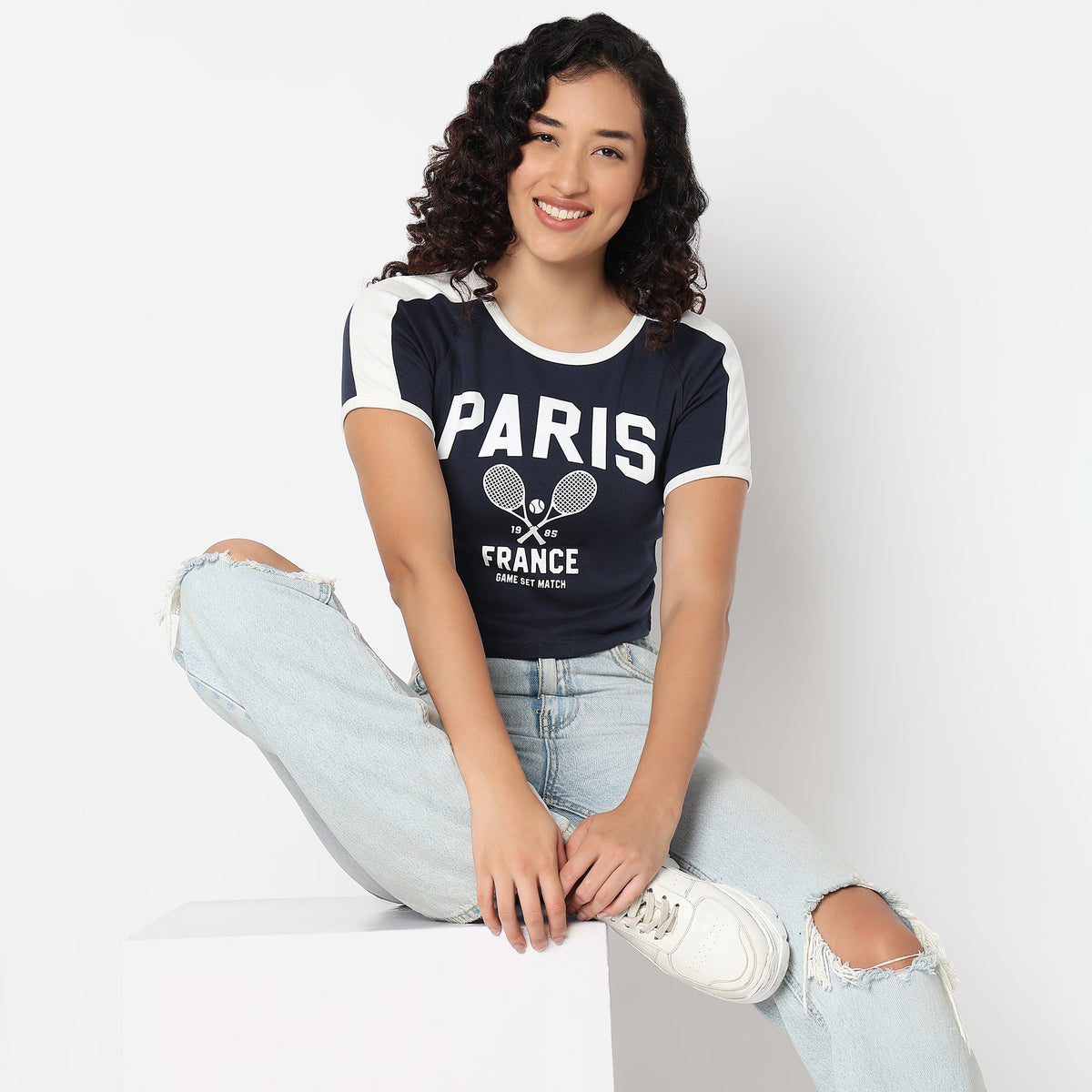 Betty T-Shirt with Front Graphic Print