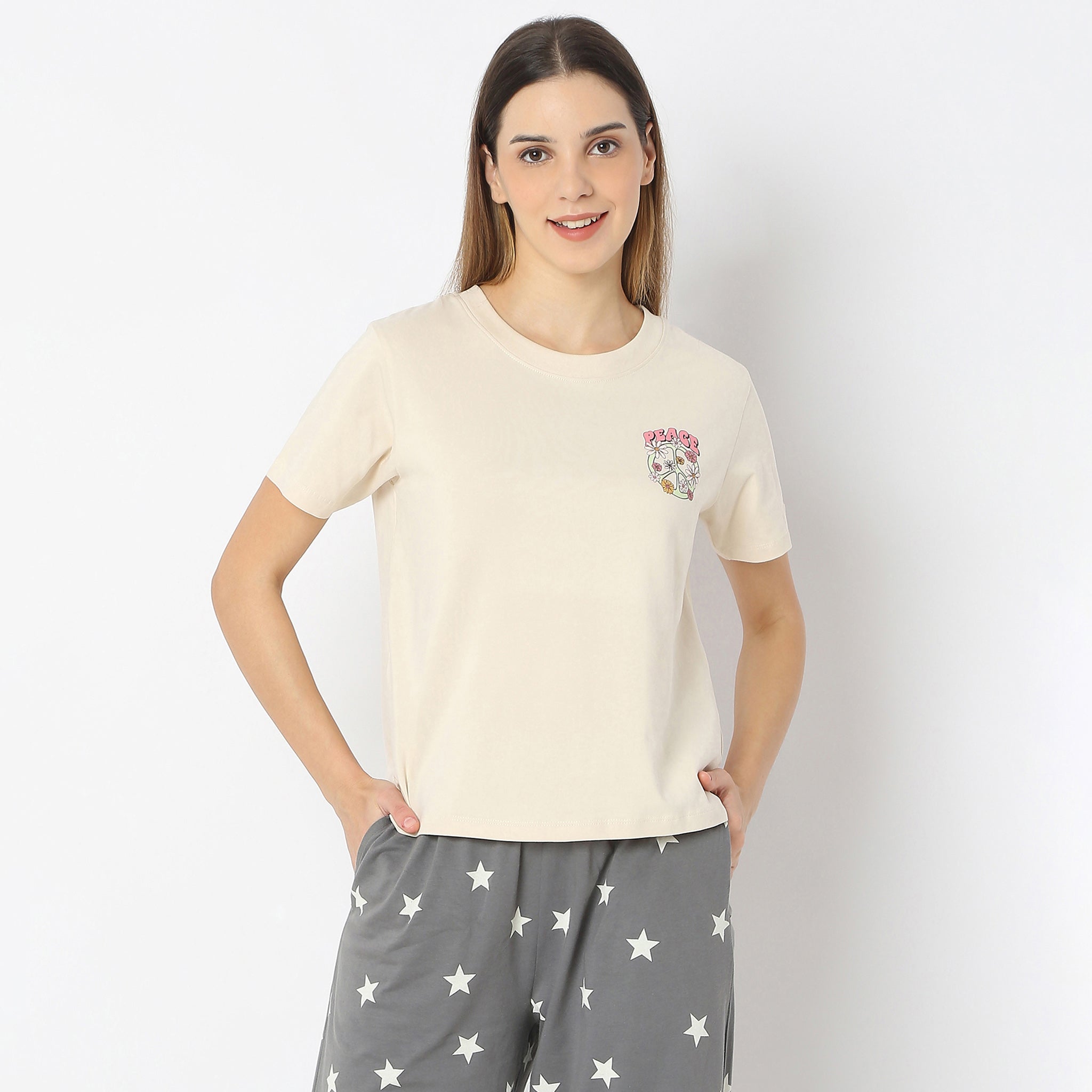 Slim Fit Short Length Graphic T-Shirt