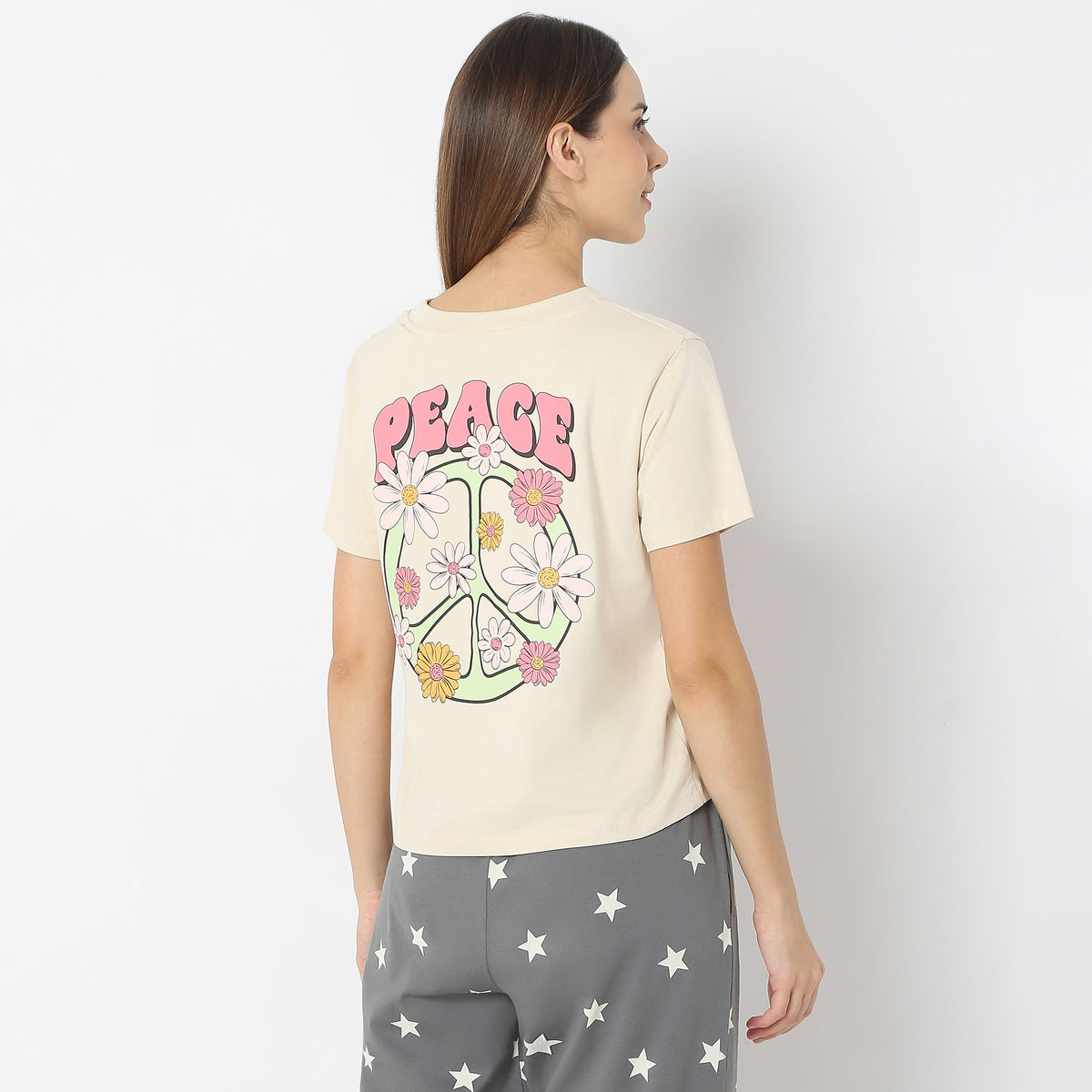 Slim Fit Short Length Graphic T-Shirt