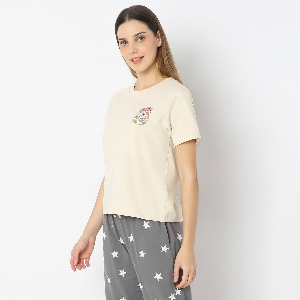Slim Fit Short Length Graphic T-Shirt