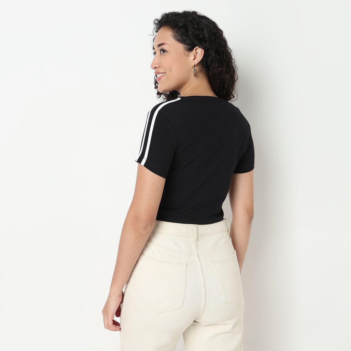 Buy Women Slim Fit Graphic Short Sleeve T-Shirt  - Style Union