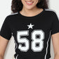 Buy Women Slim Fit Graphic Short Sleeve T-Shirt  - Style Union