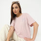 Oversize Graphic Round Neck Regular Length T-Shirt