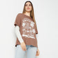 Oversize Graphic Regular Length T-Shirt