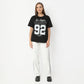Oversize Graphic Round Neck Regular Length T-Shirt