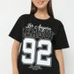 Oversize Graphic Round Neck Regular Length T-Shirt