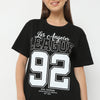 Oversize Graphic Round Neck Regular Length T-Shirt