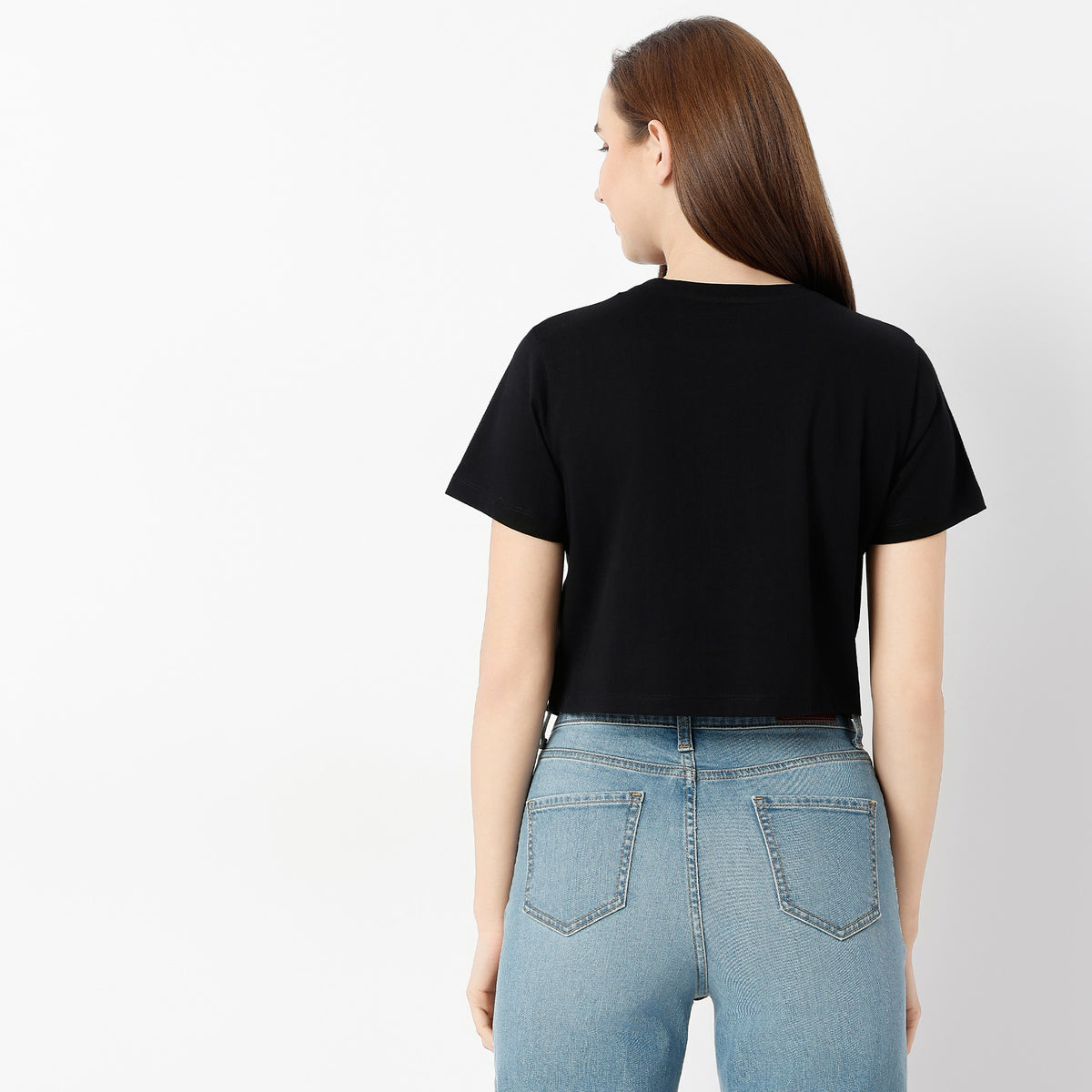 Regular Fit Graphic Round Neck T-Shirt
