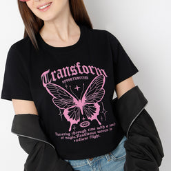 Regular Fit Graphic Round Neck T-Shirt