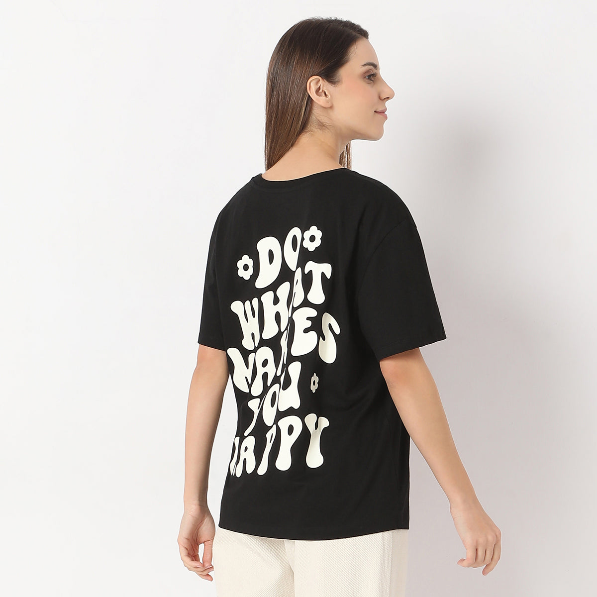 Oversize Printed Short Sleeve T-Shirt