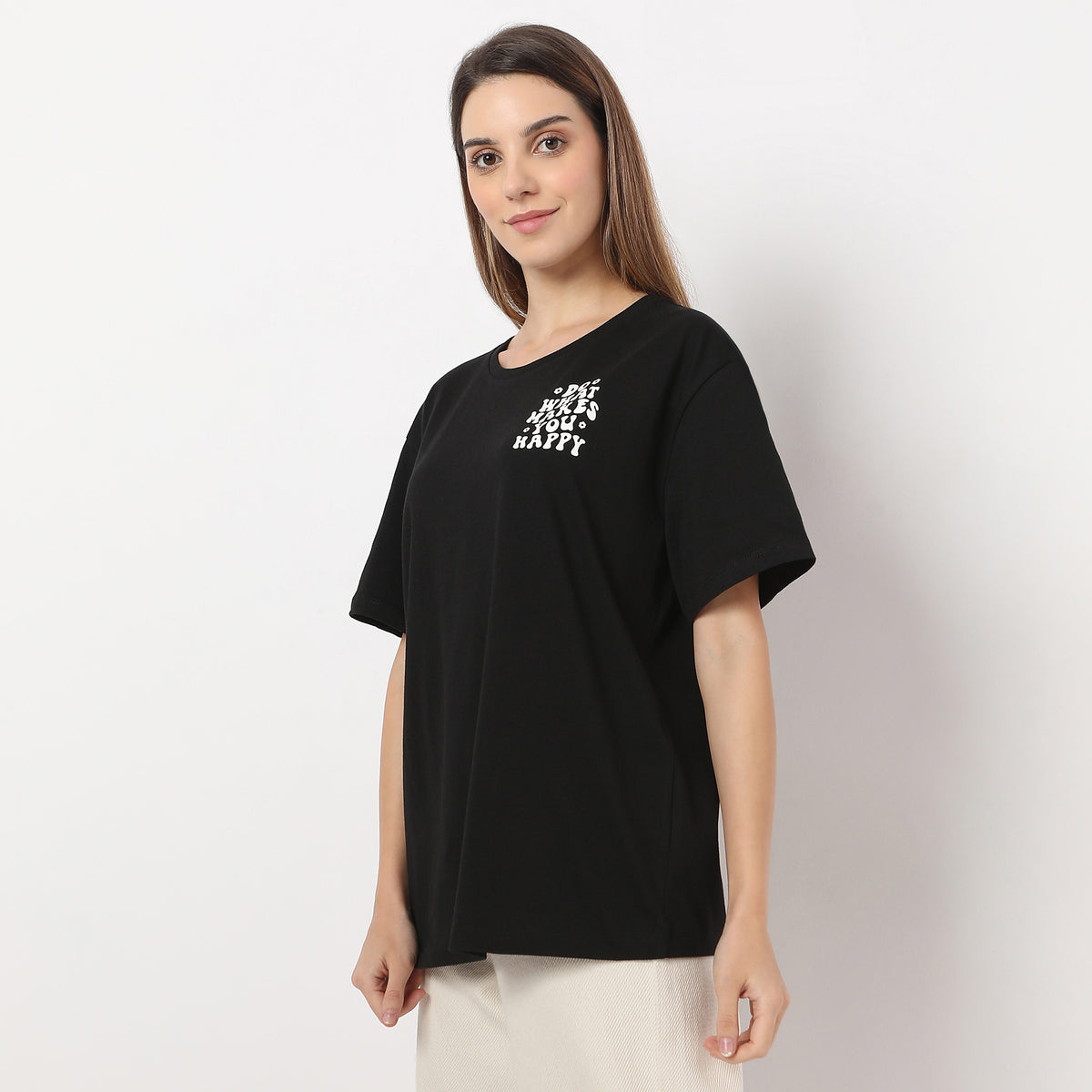 Oversize Printed Short Sleeve T-Shirt