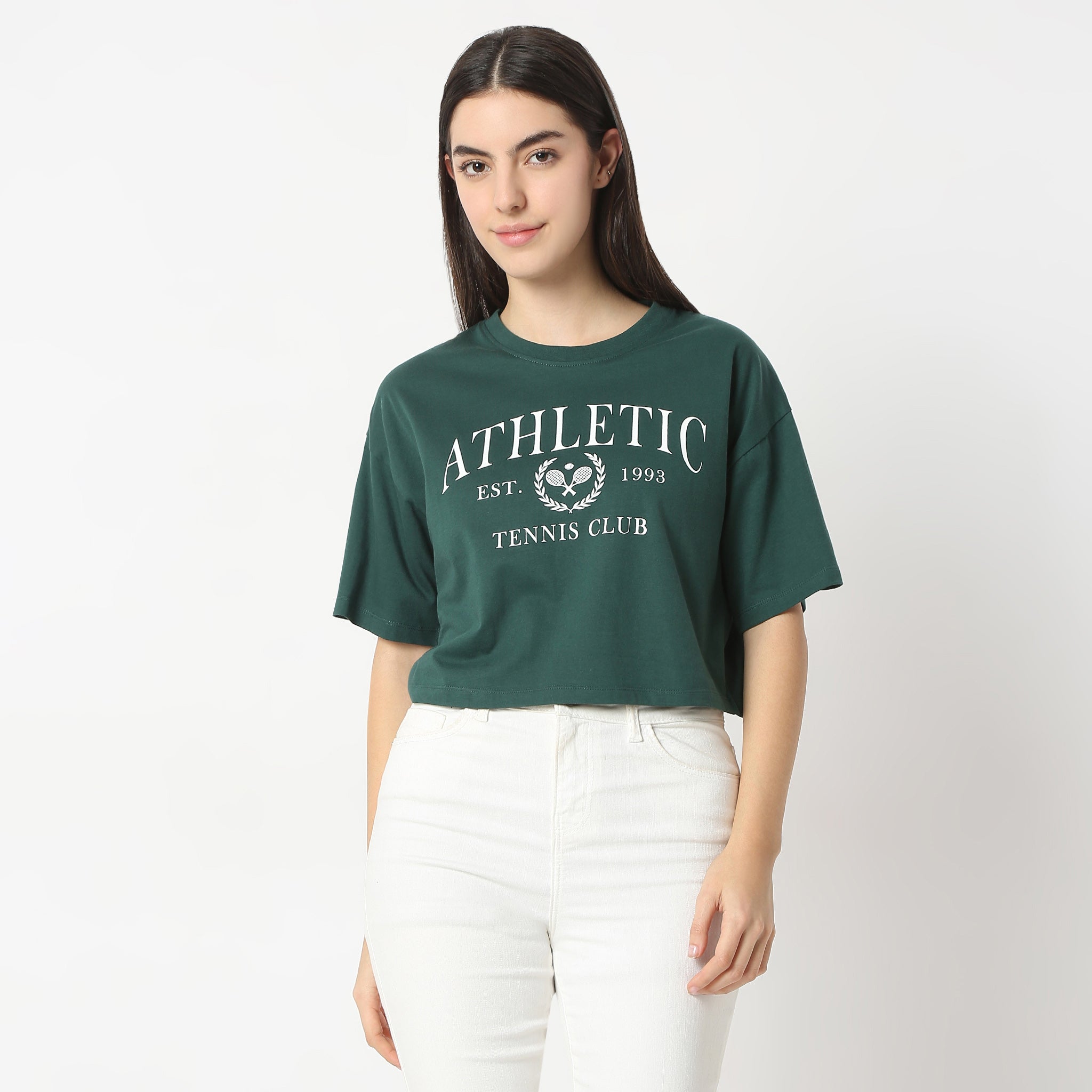 Boxy Fit Printed T-Shirt