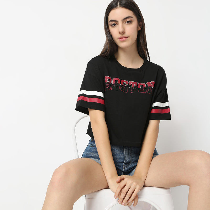 Boxy Fit Graphic T-Shirt