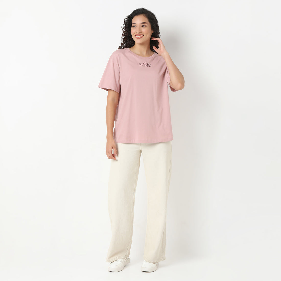 Betty Tee with Front and Back Graphic