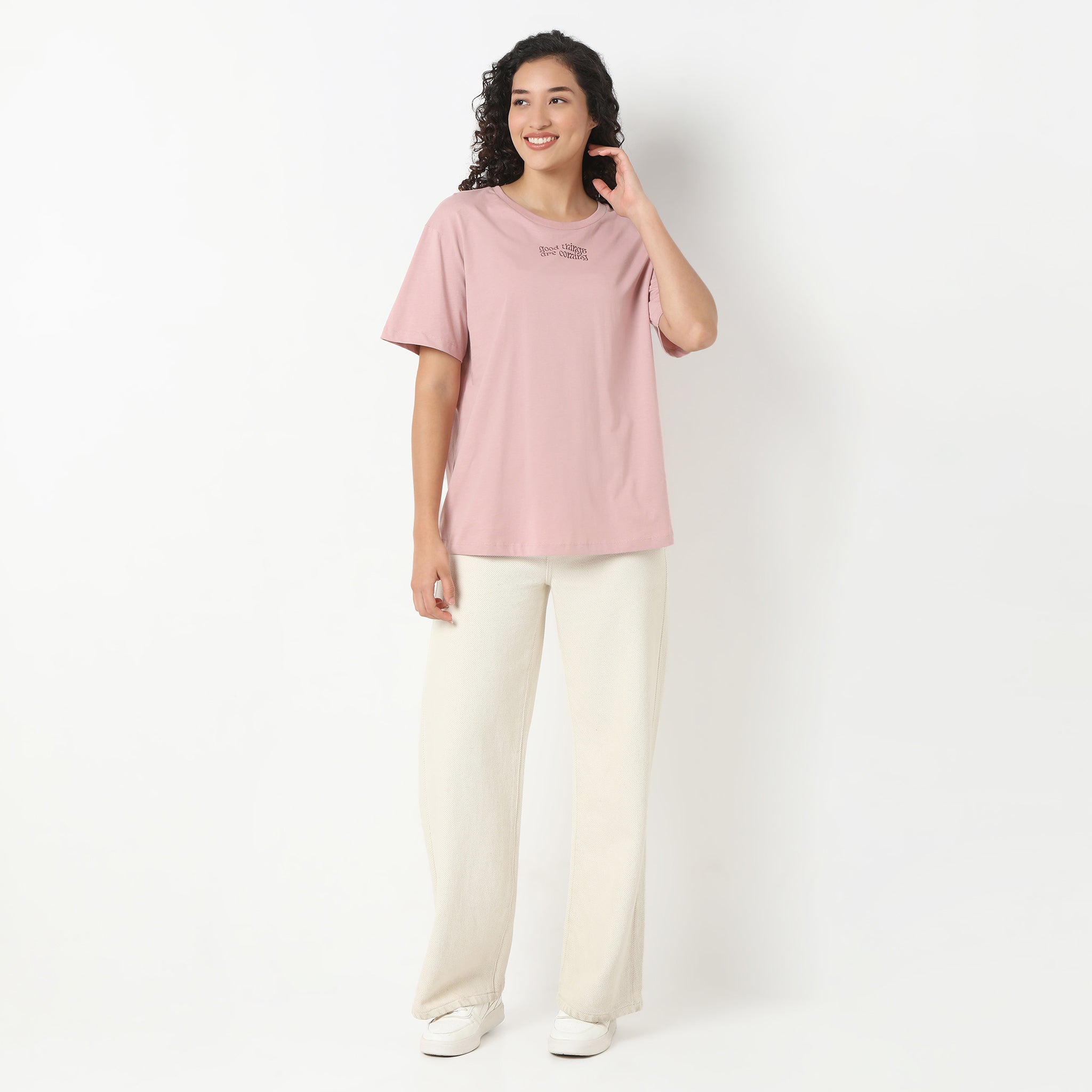 Betty Tee with Front and Back Graphic