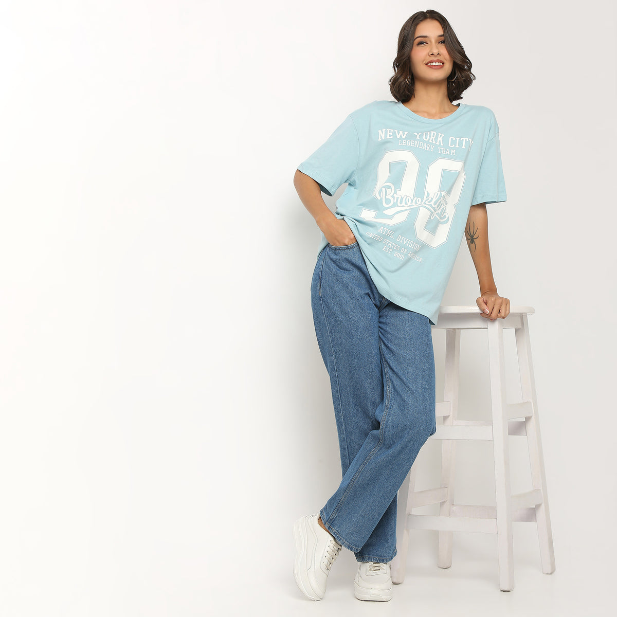 Graphic Cotton Fabric T-Shirt