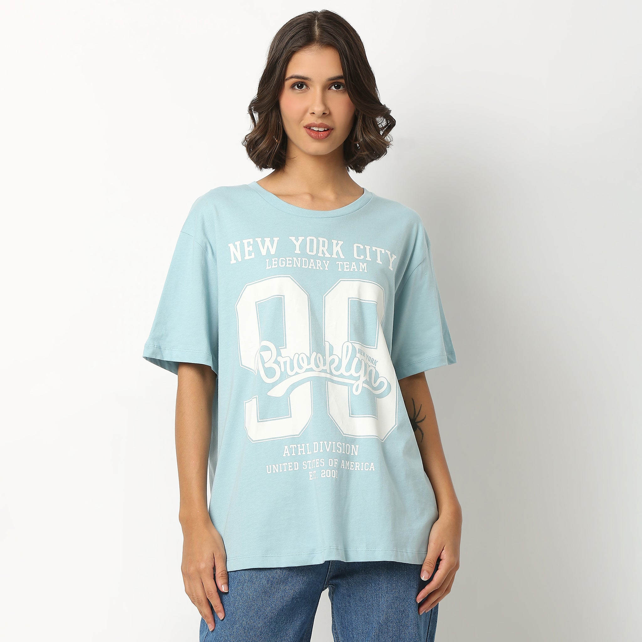 Graphic Cotton Fabric T-Shirt