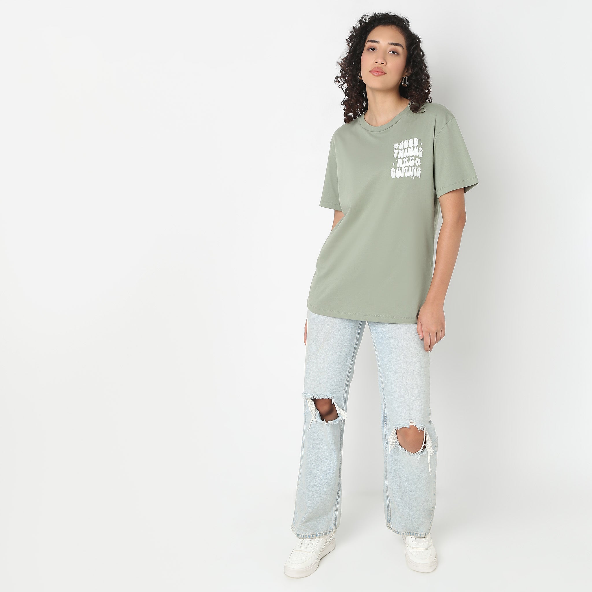 Betty Front Print Graphic Tee