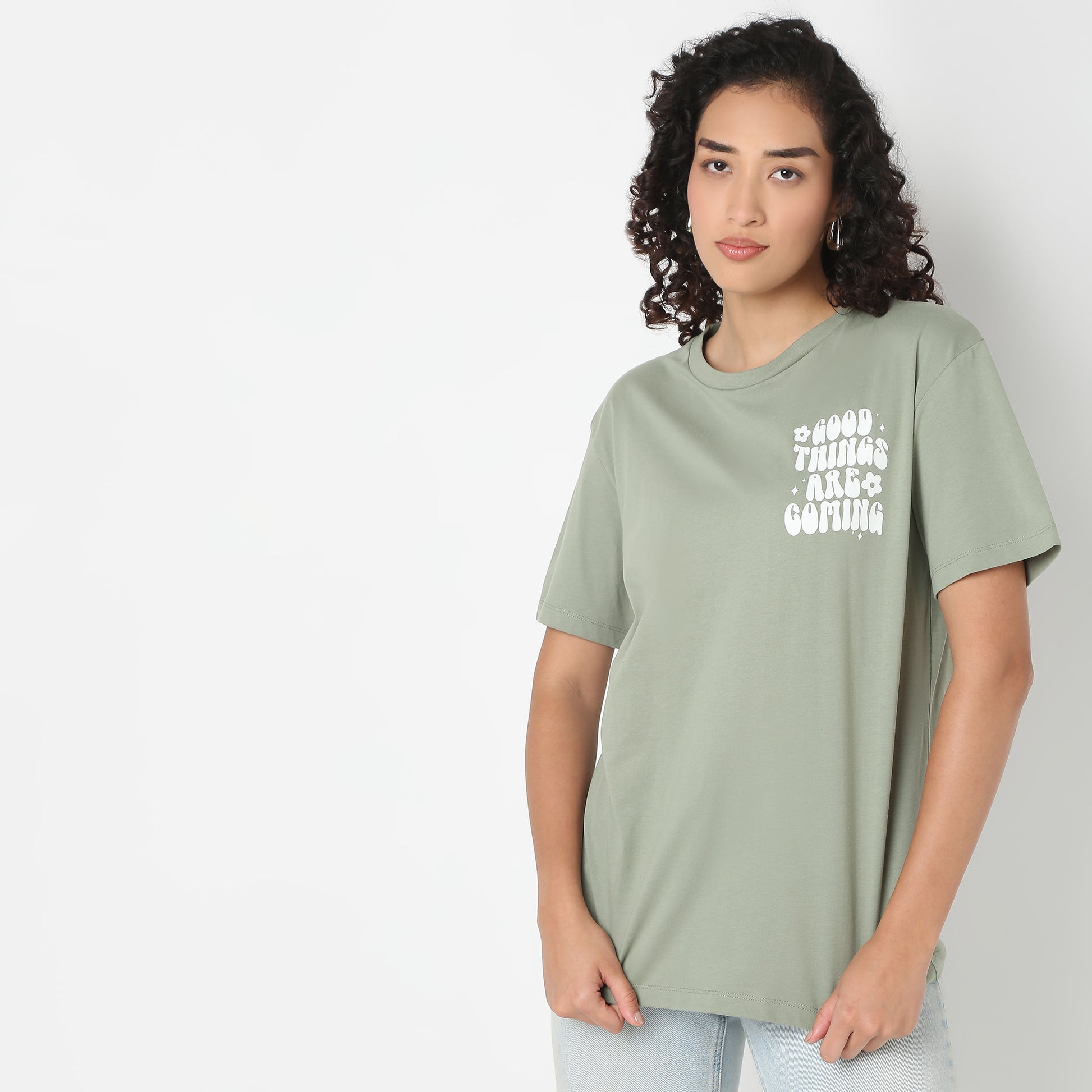 Betty Front Print Graphic Tee