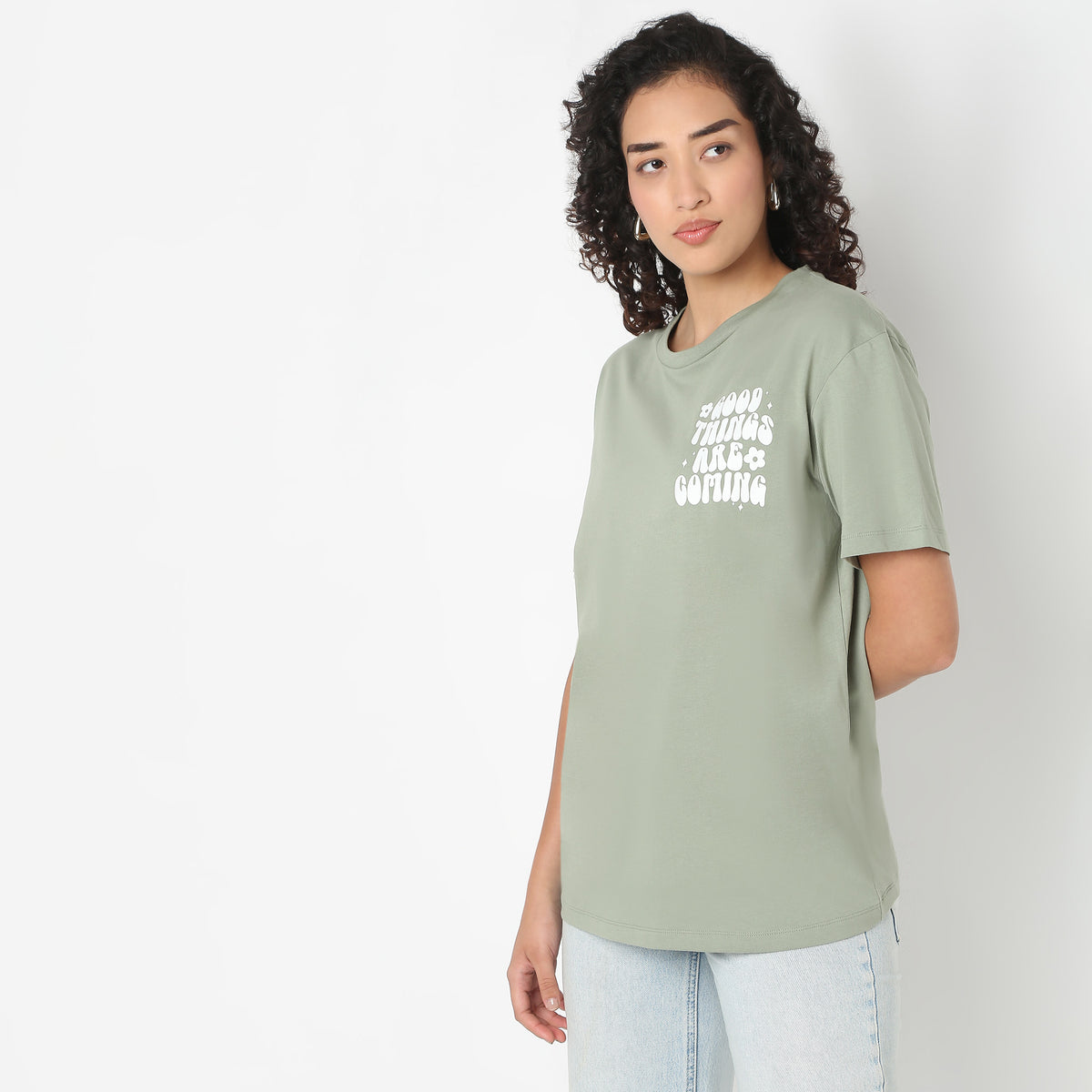 Betty Front Print Graphic Tee