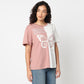 Betty Oversized T-Shirt with Front Graphic Print