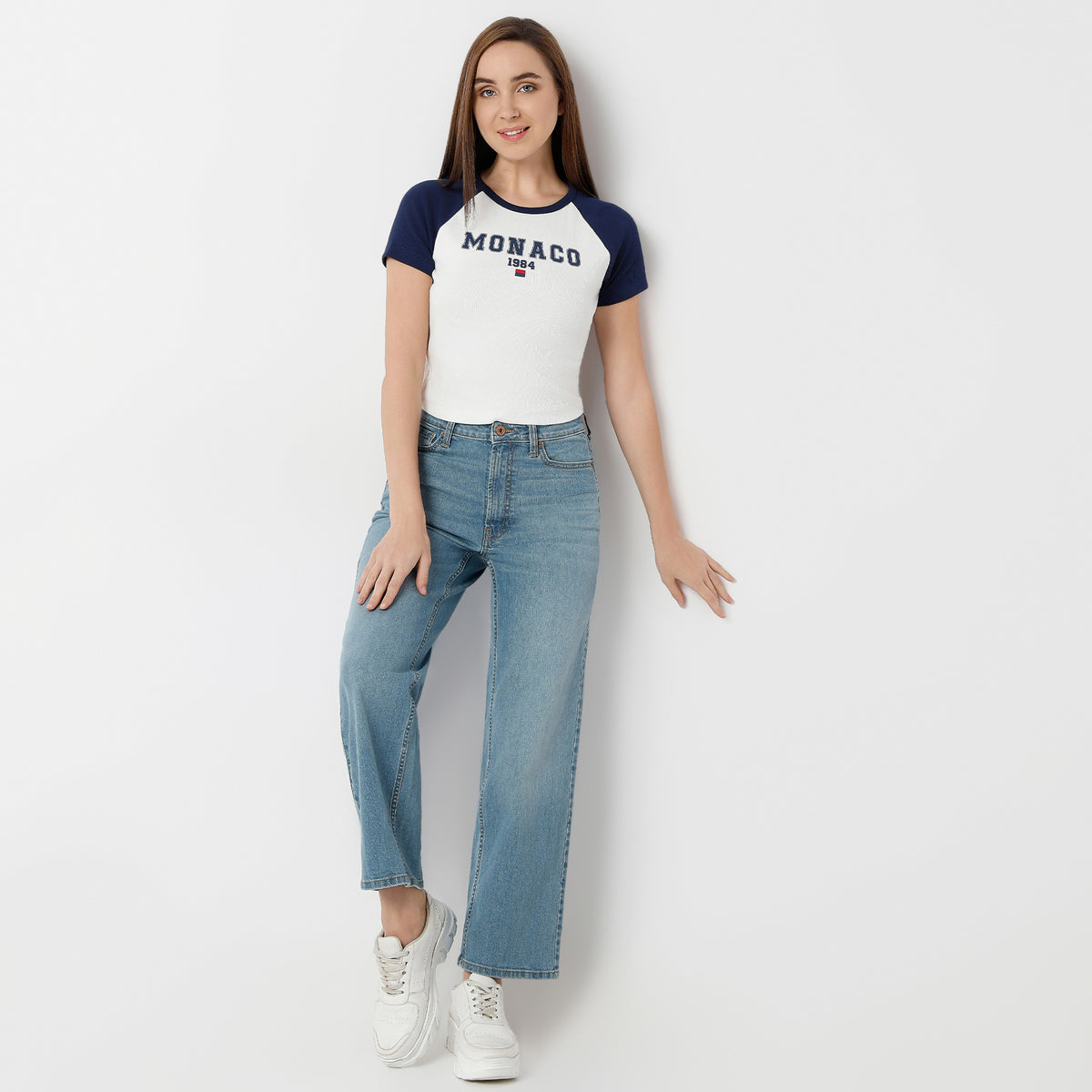 Regular Fit Graphic Round Neck T-Shirt