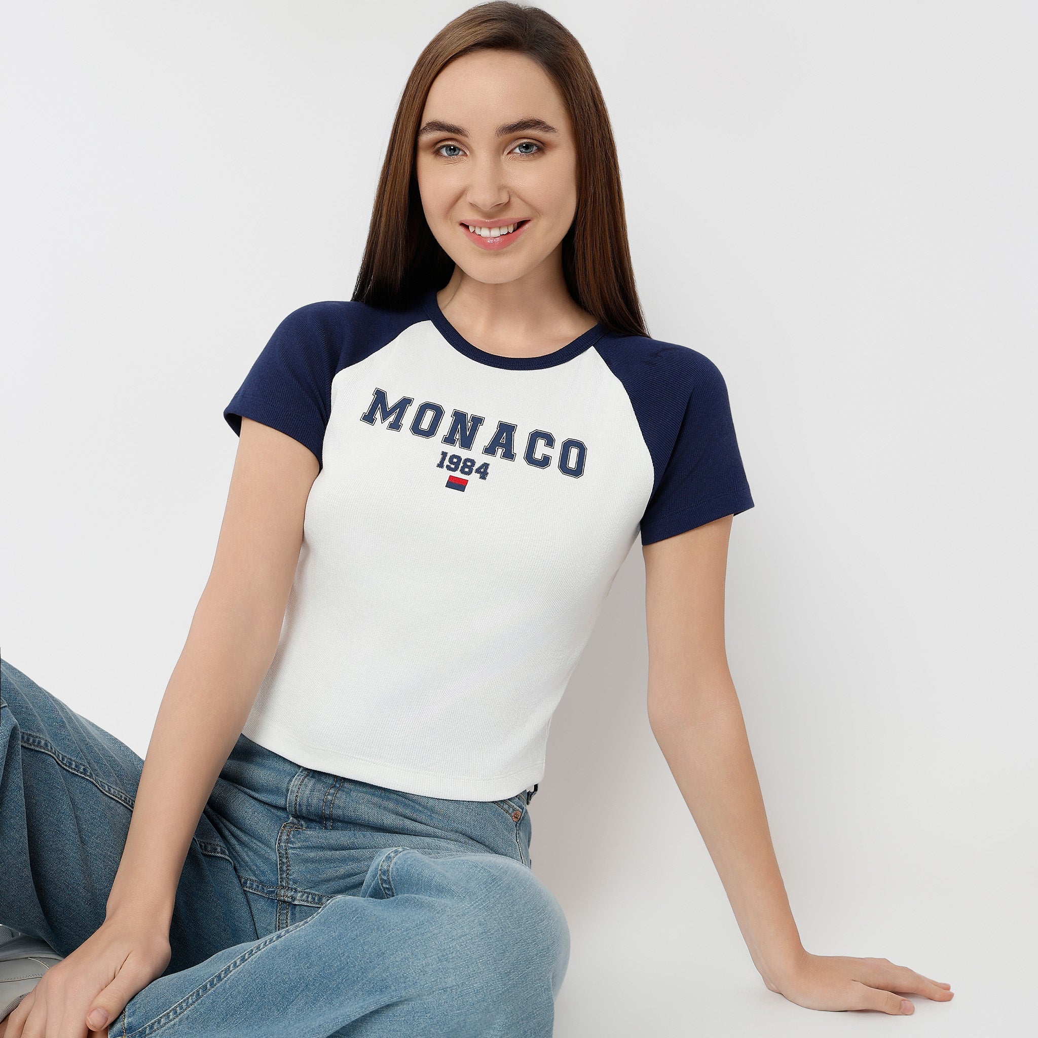 Regular Fit Graphic Round Neck T-Shirt