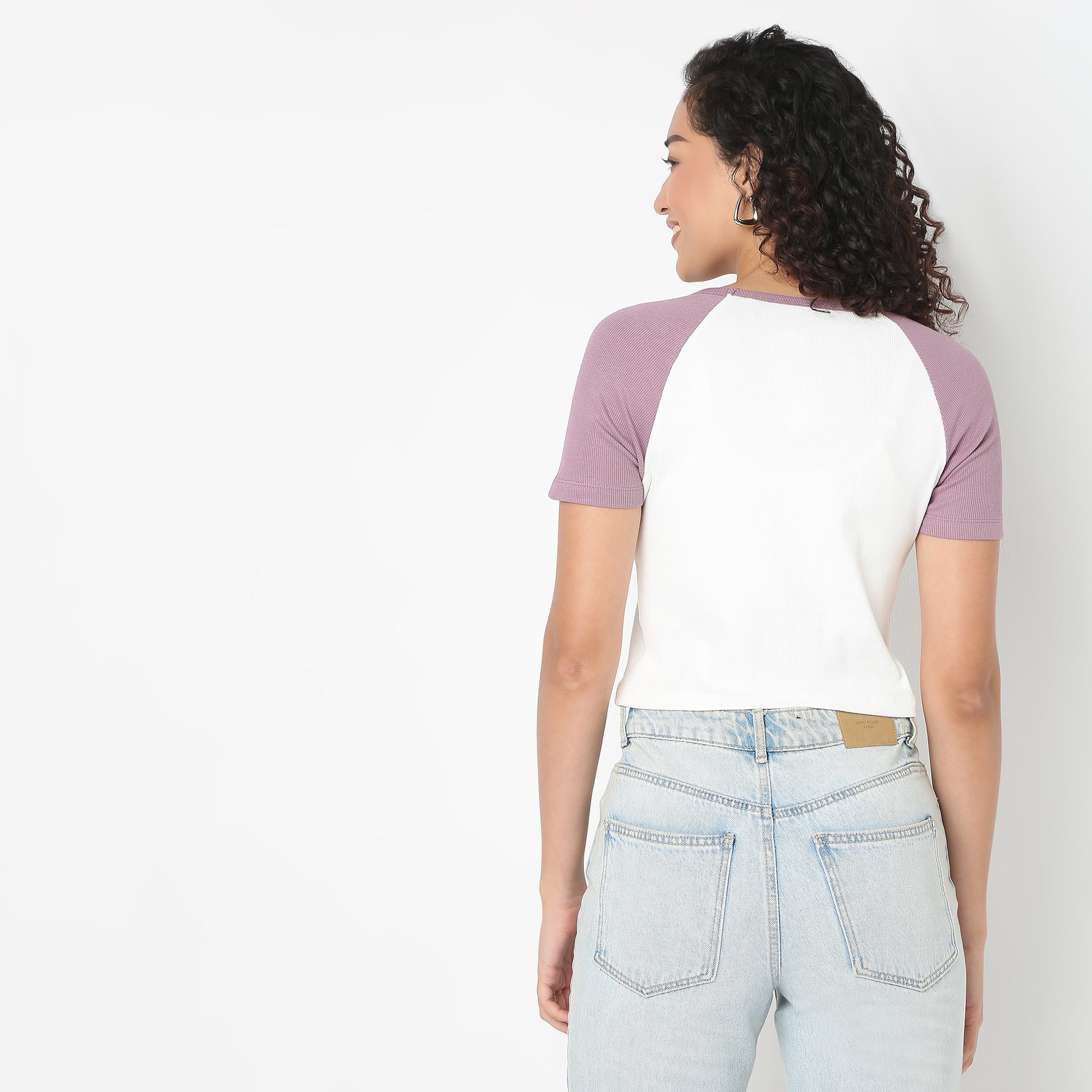 Betty Graphic Tee with Fitted Raglan