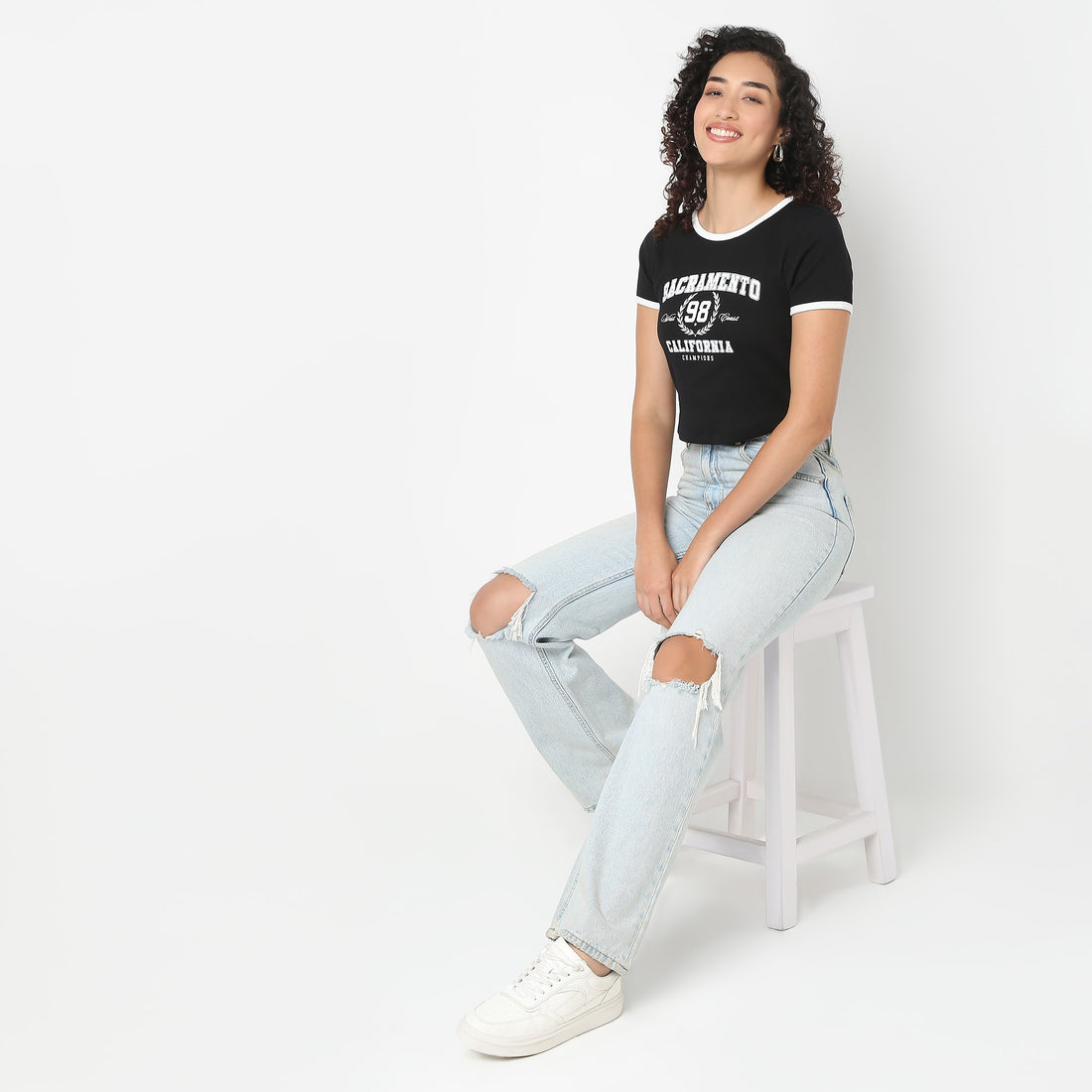 Betty Front Print Graphic Tee
