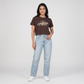 Cotton Graphic Crop T-Shirt