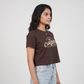 Cotton Graphic Crop T-Shirt