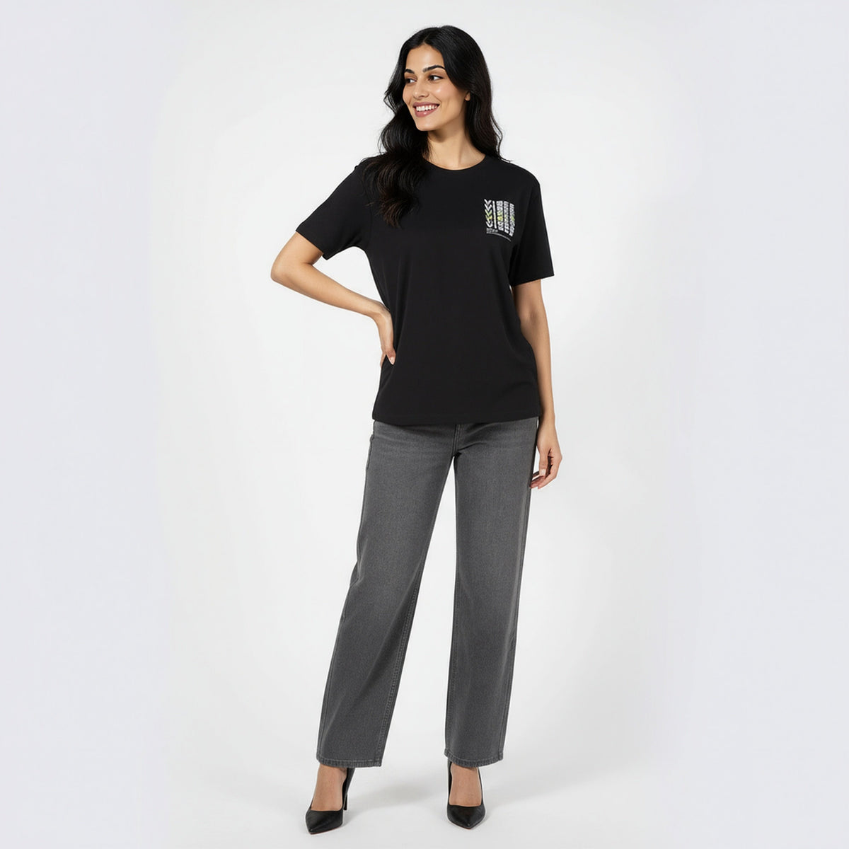 Oversize Cotton Graphic T-Shirt