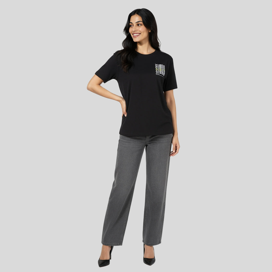 Oversize Cotton Graphic T-Shirt