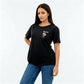 Cotton Graphic Longline Oversize T-Shirt