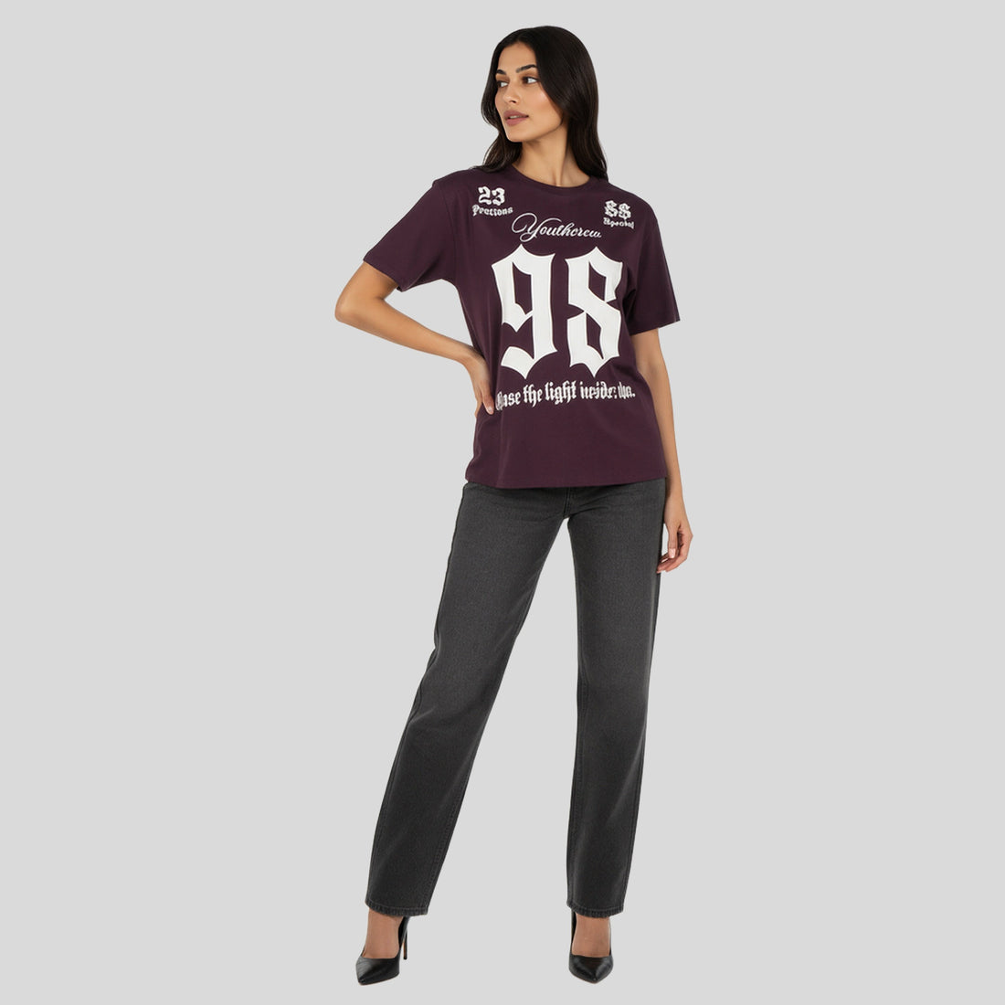 Oversize Cotton Graphic T-Shirt