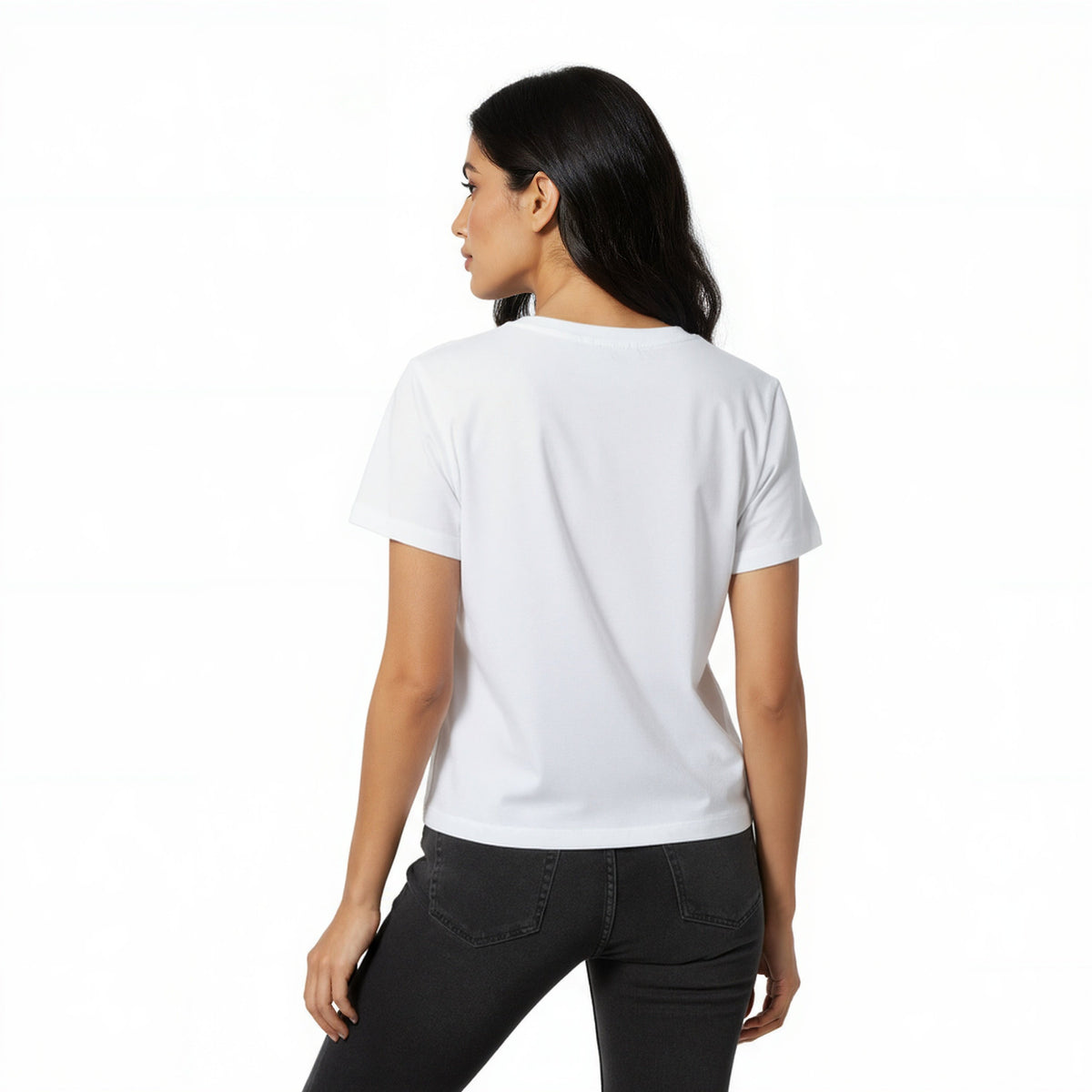 Cotton Graphic Crop T-Shirt