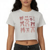 Cotton Graphic Crop T-Shirt