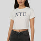 Cotton Graphic Crop T-Shirt