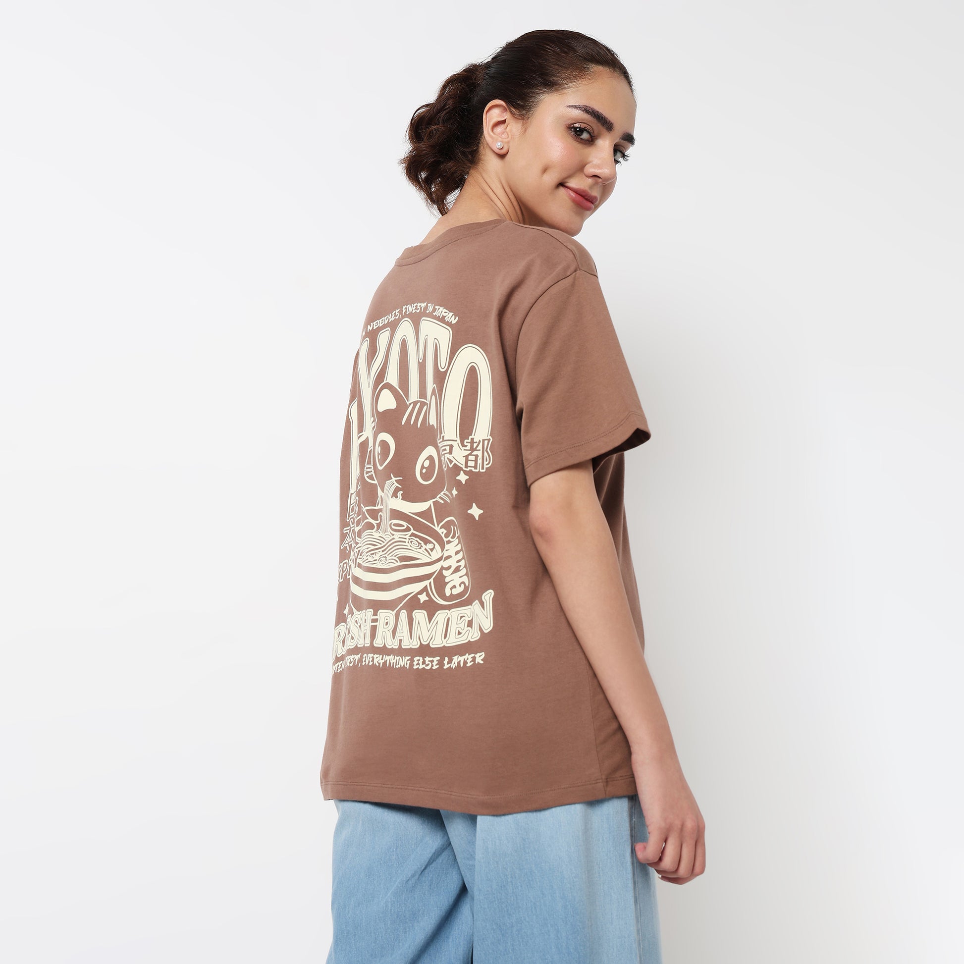 Oversized Cotton Graphic T-Shirt