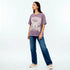 Cotton Knitted Graphic Oversize T-Shirt