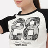 Slim Fit Cotton Graphic Crop T-Shirt