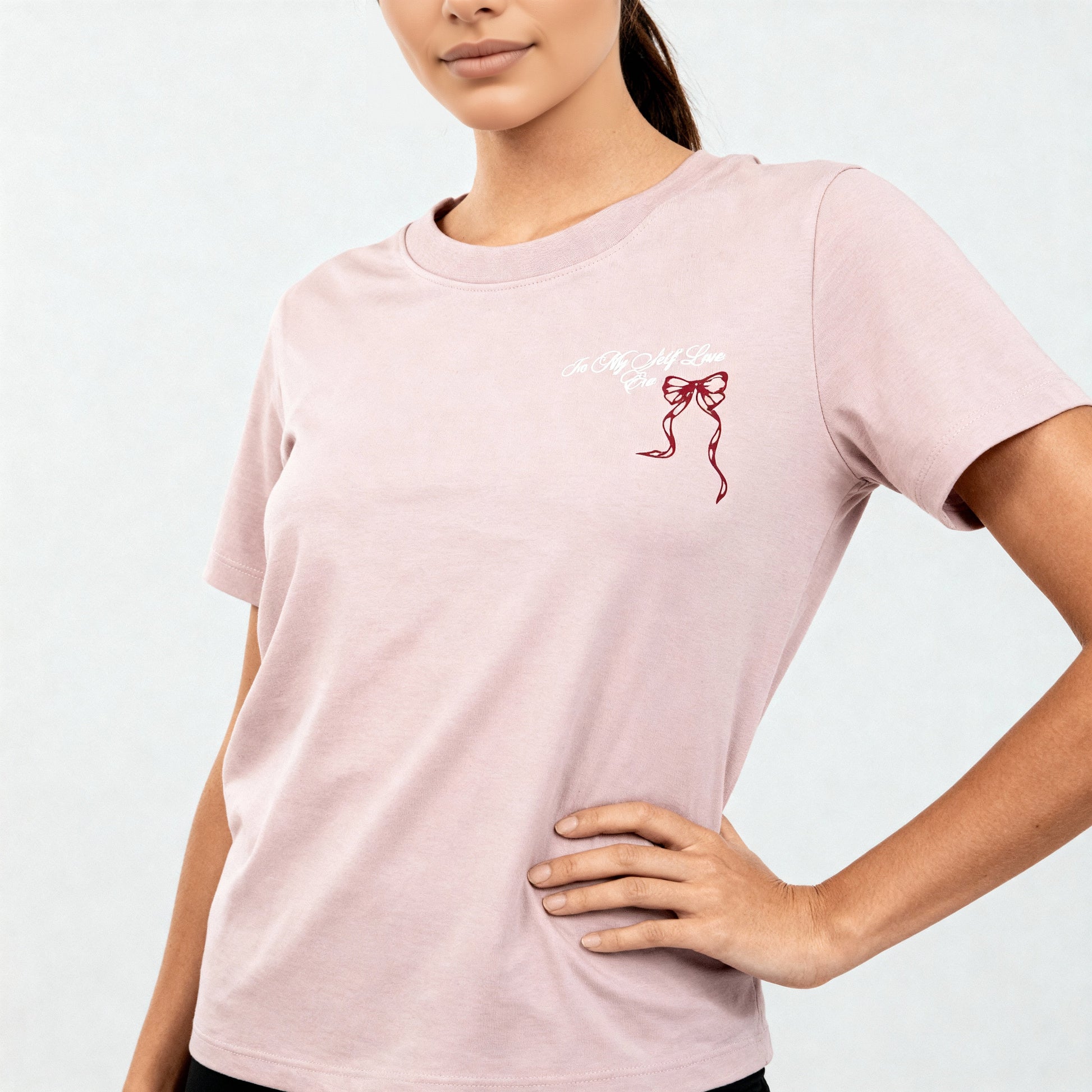 Knitted Graphic Slim Fit T-Shirt