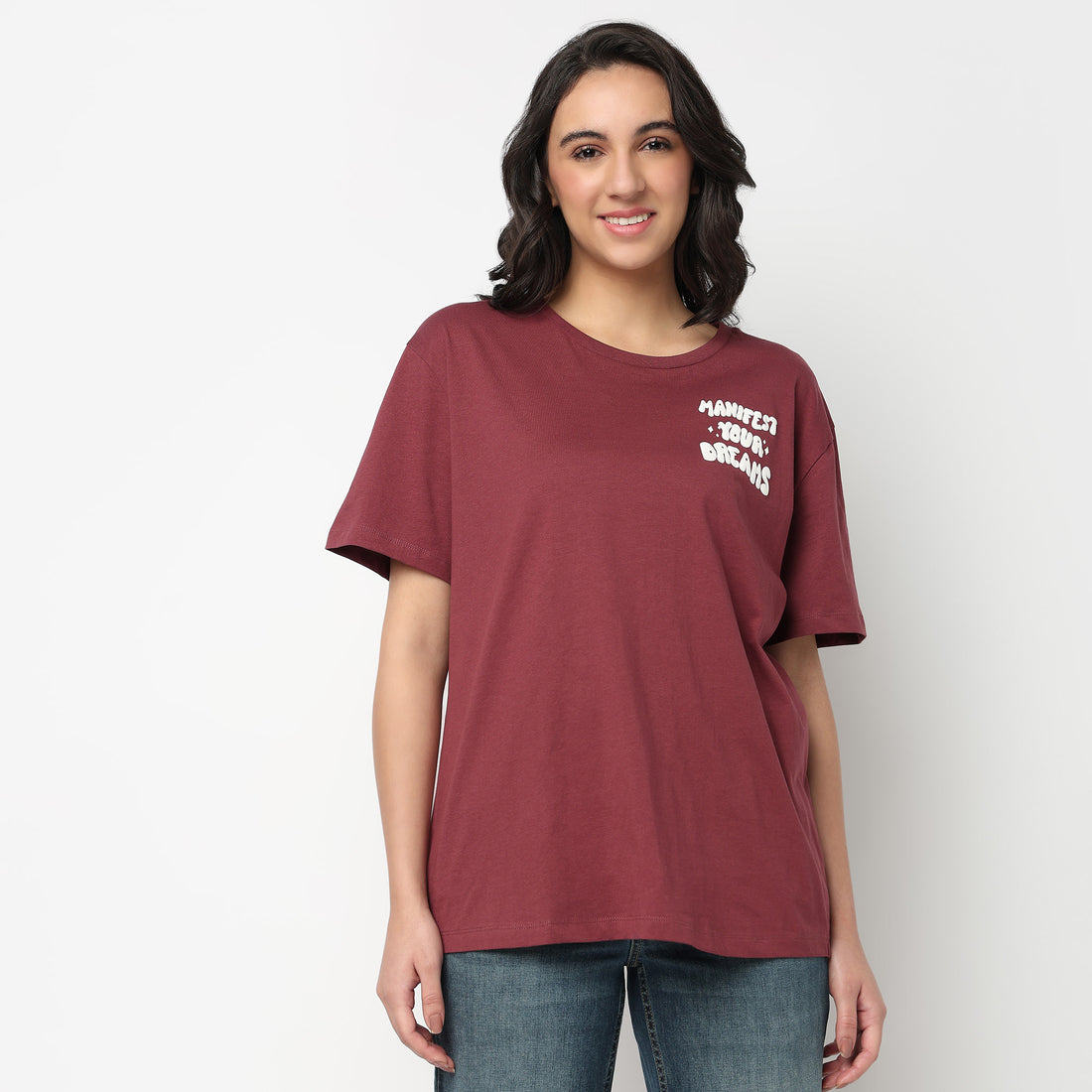 Cotton Graphic Oversize T-Shirt