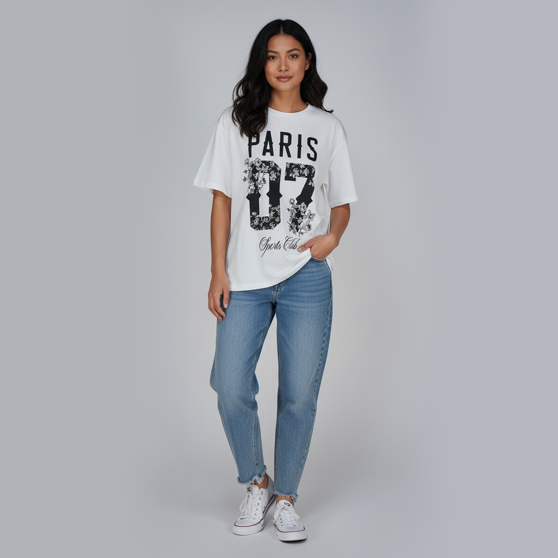 Cotton Graphic Oversize T-Shirt